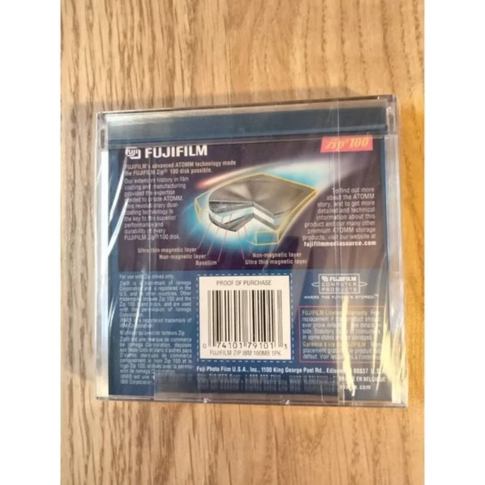 Fujifilm Zip 100 MB Disc‎ IBM Formatted Set Of 2